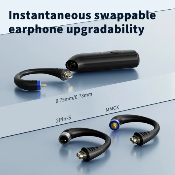 TRN BT20 Pro sans fil Bluetooth 5.3 HIFI écouteurs Module câble de mise à niveau/connecteur MMCX prise remplaçable crochet d'oreille pour Moondrop – Image 5