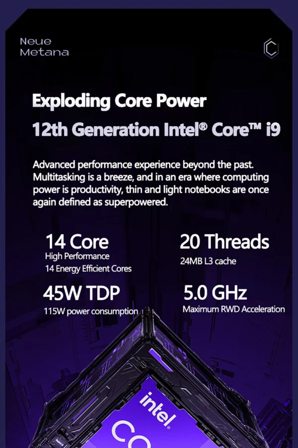Ordinateur Portable de jeu 16 pouces Intel Core i9-12900H NVIDIA RTX 3060 6G Windows 11 64GB DDR4 4TB SSD WiFi5 BT5.2 Portable caméra HD ordinateur Portable – Image 10