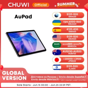 CHUWI AuPad tablette 10.95 pouces 1200*1920 FHD affichage Snapdragon 685 octa-core 8GB DDR4 128GB ROM 4G LTE GPS Android 14 tablettes PC