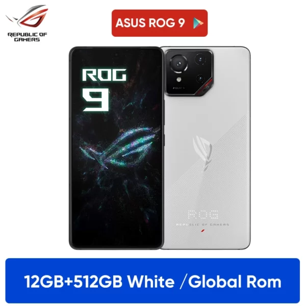 Première mondiale ASUS ROG Phone 9 5G Smartphone Snapdragon 8 Elite 6.78 ''185Hz AMOLED Display ROG 9 Pro 5800mAh NFC téléphone portable – Image 9