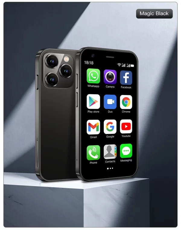 SERVO Mini Smartphone 3 "écran HD système Android 2GB RAM 16GB ROM Play Store 3G WCDMA cellulaire Super petits téléphones mobiles bon marché – Image 42