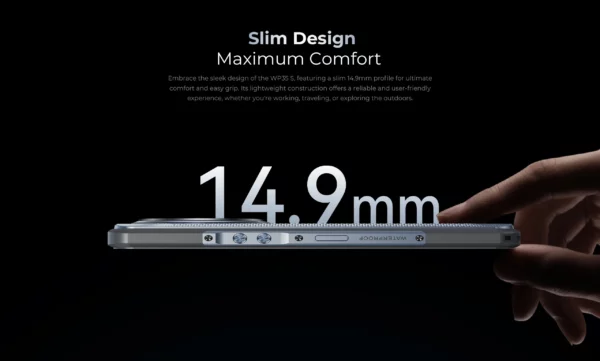 Oukitel WP35 S téléphone robuste 6GB + 256GB 11000mAh téléphones portables androids NFC 48MP caméra arrière Smartphone téléphone d'affaires – Image 14