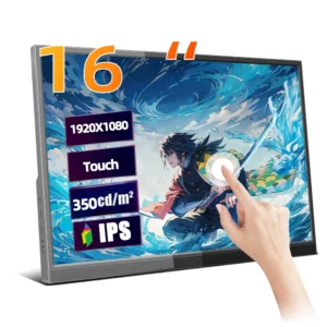 Écran tactile Portable 14/15.6/16 pouces, panneau FHD IPS, affichage secondaire, moniteur d'ordinateur type-c HDMI pour ordinateurs portables Xbox Switch