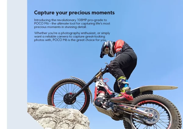 POCO M6 Smartphone Version mondiale Helio G91 Ultra 108MP caméra principale de qualité professionnelle 33W charge rapide batterie 5030mAh – Image 19