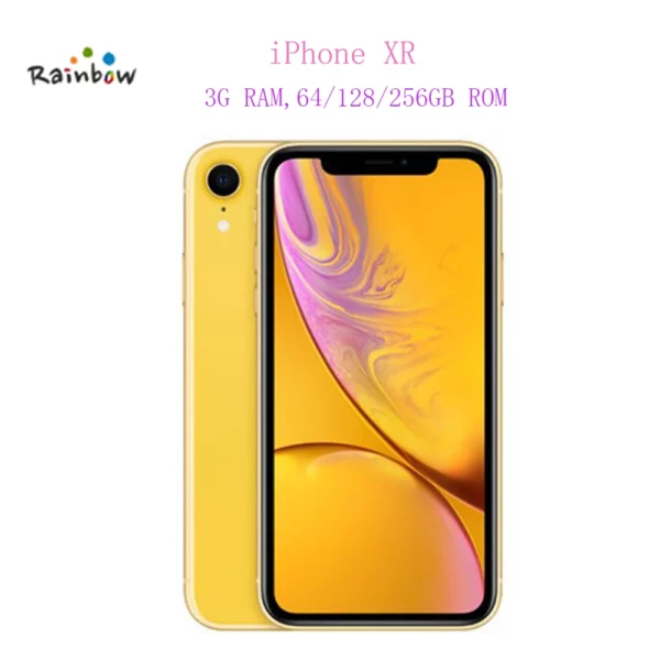 Apple-Smartphone iPhone Poly 6.1 ", Liquid Retina, écran entièrement LCD, 4G Lte, débloqué, original – Image 2