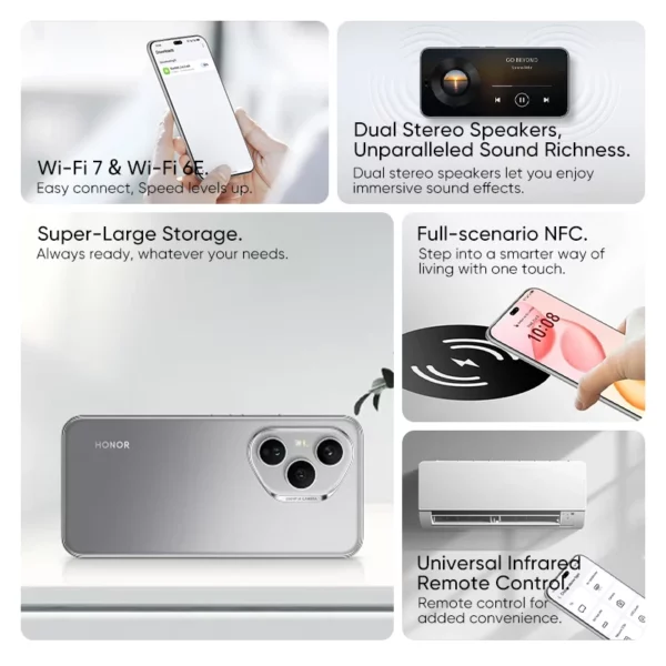2025 Version mondiale HONOR 400 Pro 5G Smartphone Snapdragon 8 Gen 3 6.7 ''AMOLED affichage 200MP 100W filaire 50W sans fil IP68 et IP69 – Image 6
