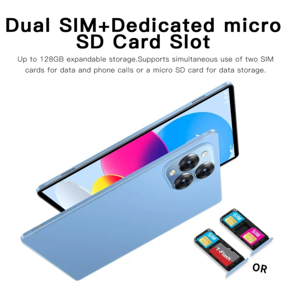 2025 nouvelle Version mondiale originale tablette Android Pad 15 Pro 16GB + 1TB Snapdragon 870 tablettes PC 5G double carte SIM WIFI HD 4K Mi Tab – Image 6