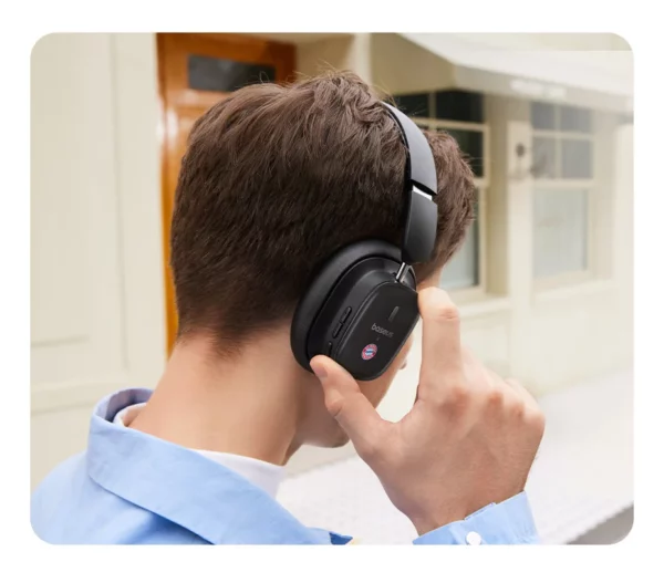 Baseus Bowie H1i casque sans fil Bluetooth 5.3 suppression Active du bruit sur l'oreille casque haute résolution LHDC écouteur 100H de lecture – Image 26