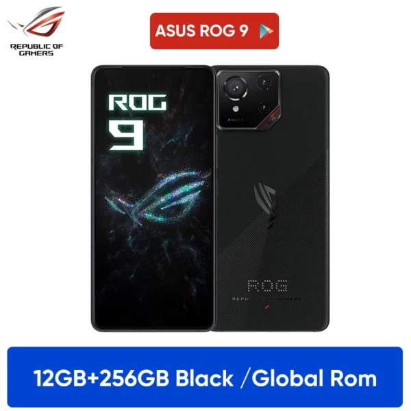 Première mondiale ASUS ROG Phone 9 5G Smartphone Snapdragon 8 Elite 6.78 ''185Hz AMOLED Display ROG 9 Pro 5800mAh NFC téléphone portable – Image 12