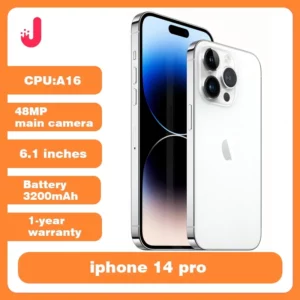 Apple iPhone 14 Pro sim physique NFC 128GB/256GB Original déverrouiller ROM 6GB RAM 6.7 "OLED Smartphone visage ID 5G utilisé téléphone portable