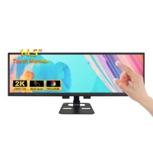 Wisecoco 12.3/14.5 pouces 2K 2560x720 IPS tactile moniteur Portable de jeu HDMI écran secondaire externe affichage auxiliaire