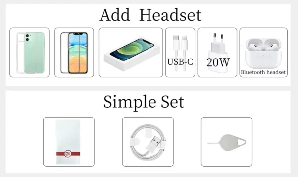 Apple iPhone 14 5G 6.1 "A15 Face ID NFC US double eSIM 6GB RAM 128 & 256 & 512GB ROM OLED débloqué téléphone utilisé – Image 13