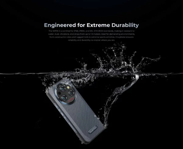 Oukitel WP35 S téléphone robuste 6GB + 256GB 11000mAh téléphones portables androids NFC 48MP caméra arrière Smartphone téléphone d'affaires – Image 16