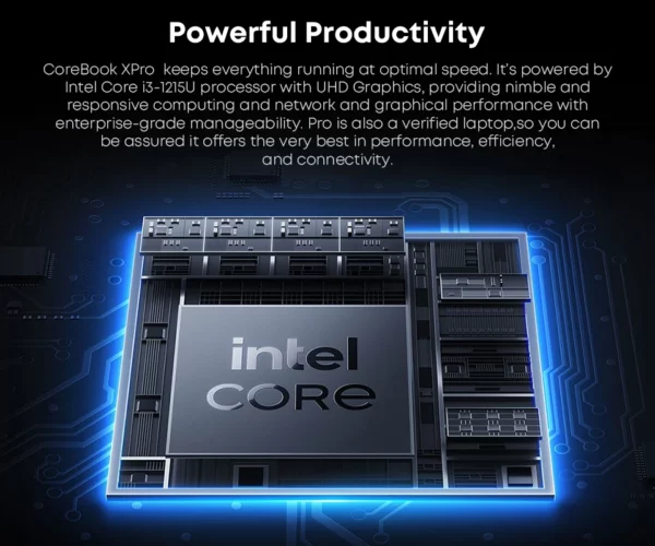 CHUWI-Ordinateur portable de jeu CorePleXPro, 16 Go de RAM, 512 Go SSD, écran IPS 15.6 pouces, Intel patiCores, i5-1235U Core ettes à 4.4 mesurz Notebook – Image 12