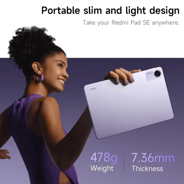Version mondiale Xiaomi Redmi Pad SE 11 "128GB 256GB Snapdragon 680 Mi tablette haut-parleurs Quad Dolby Atmos 90Hz 11 "affichage 8000mAh – Image 2