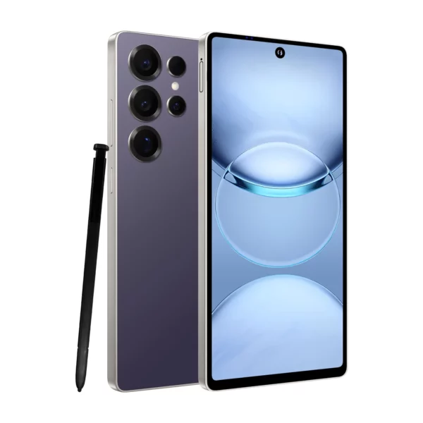 S25 Ultra Smartphone Android 6.8 pouces HD 8 + 256GB ROM 5800mAh 48MP caméra Android 12 MTK Core Google Play téléphone portable – Image 11