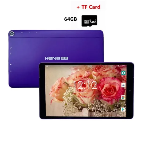 Tablette PC Android 8.1 de 8 pouces, écran tactile capacitif LCD MTK8163, processeur Quad-Core, double caméra, 1 go de RAM, 8 go de ROM, 1280x800 Pixels, GPS – Image 8