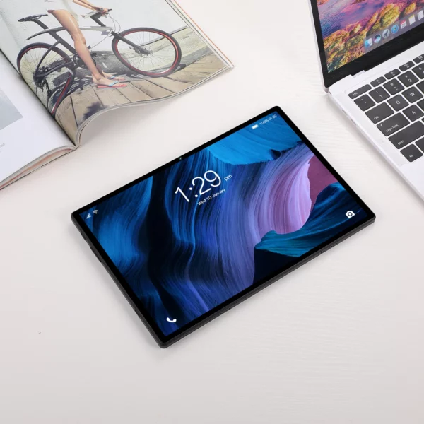 BDF Android 10.1 pouces tablette Google Play Octa Core double caméra double SIM 3G appel téléphonique tablettes Bluetooth Wifi 4GB + 64GB ROM – Image 16
