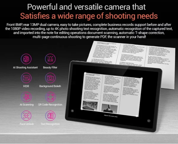 Lenovo Zhaoyang tablette K10 M11 8G + 128G 10.95 pouces 90hz MediaTek Helio G88 7700mAh Original apprentissage bureau divertissement onglet – Image 11