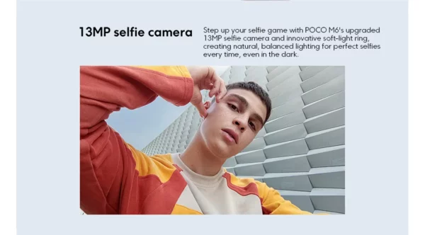 POCO M6 Smartphone Version mondiale Helio G91 Ultra 108MP caméra principale de qualité professionnelle 33W charge rapide batterie 5030mAh – Image 21