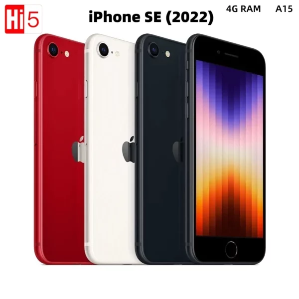Apple iPhone SE 2022 se2022 SE3 4.7 "4G RAM 64GB/128GB/256GB ROM A15 puce bionique 12MP caméra empreinte digitale téléphone Original débloqué