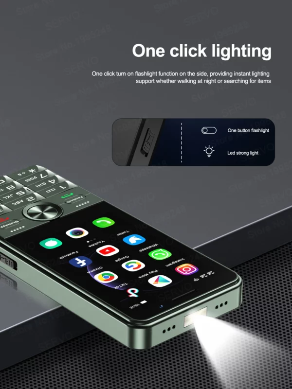 SERVO F25 PRO 4G LTE bouton Smartphone système Android lecture magasin Radio FM 2GB + 16GB WiFi 3.5 "écran tactile téléphones intelligents double SIM – Image 26