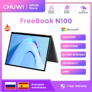 CHUWI-Tablette PC Portable 2 en 1, Windows 11, 512 Go SSD, 12 Go LPDDR5,Intel N100/i3 1215U, Écran IPS FHD de 13.5 Pouces, WIFI 6