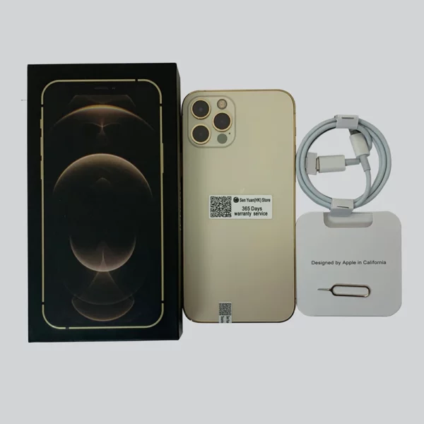 Apple iPhone 12 Pro 12pro 128/256/512GB ROM 6.1 "cellule d'origine OLED RAM 6GB A14 Bionic IOS Face ID NFC débloqué 5G téléphone portable – Image 6