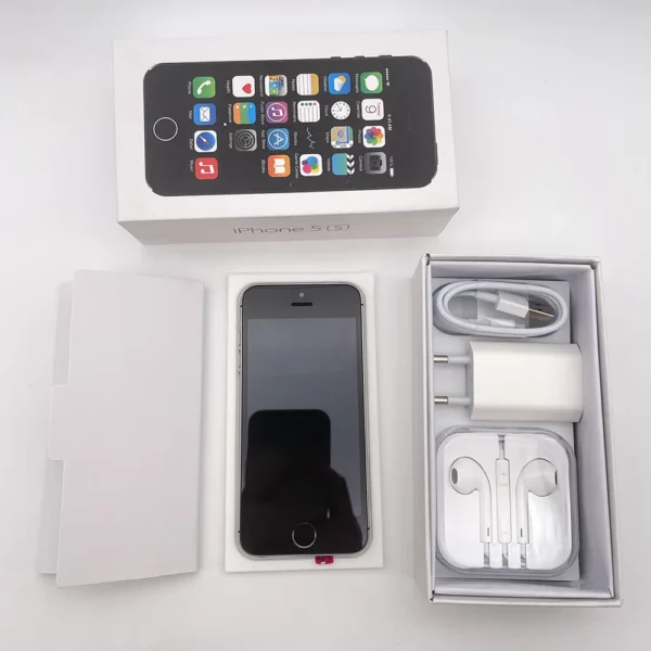 Apple iPhone 5s téléphone portable Original utilisé débloqué 4.0 "16/32/64GB ROM IOS 8MP 4G Smartphones d'empreintes digitales – Image 14