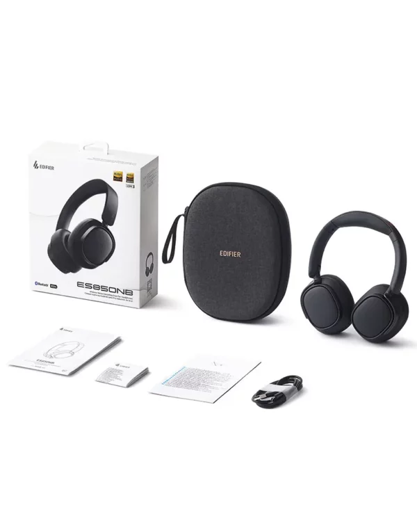 Edifier ES850NB casque sans fil suppression du bruit écouteurs Bluetooth haute résolution sans fil sur l'oreille casque avec sac de transport – Image 30