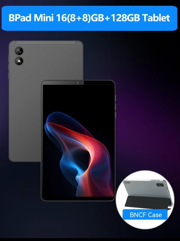 BNCF BPad Mini 8.4 pouces Snapdragon SMD685 tablette Android14 (8 + 8) GB RAM + 128 GB ROM 6050 mAh batterie 4G LTE Widevine L1 2K IPS onglet – Image 7