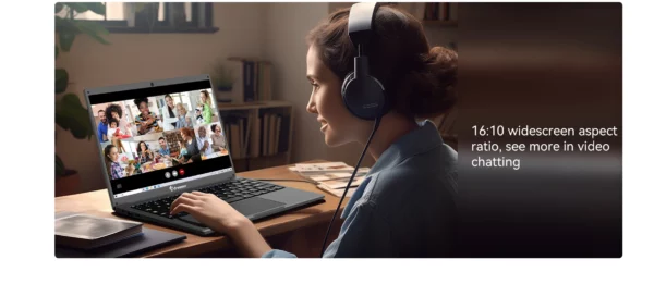 Adreamer 13.3 pouces ordinateur portable Intel Celeron N4020 8GB RAM 1T SSD Windows 10 ordinateur bureau école ordinateur portable – Image 18