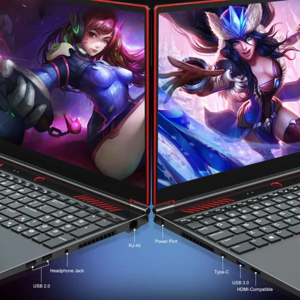 Ordinateur portable de jeu crelander 16,1 pouces Intel Core i9 10e génération NVIDIA Graphics GTX 1650 IPS écran 144hz ordinateur portable de jeu – Image 6