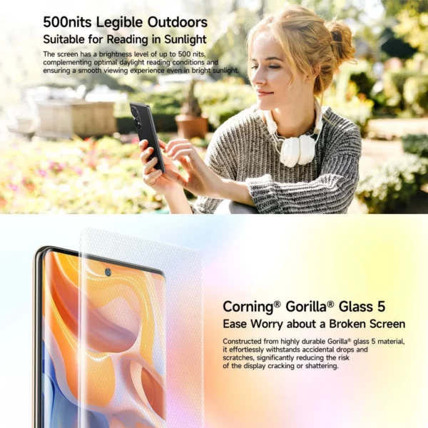 Ulefone Note 17 Pro Smartphone 6.78 "120HZ AMOLED affichage incurvé 24GB + 256GB Android 13,108MP caméra 5050mAh Version mondiale NFC – Image 12