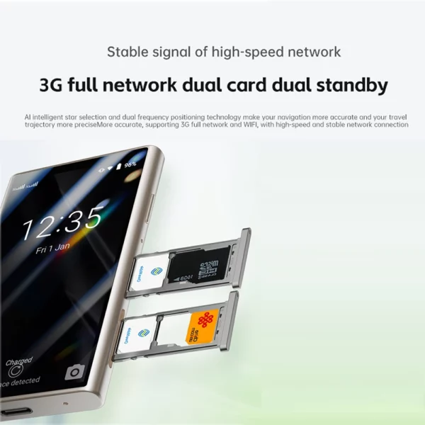SOYES-Mini smartphone, XS24 Pro, RAM 2 Go, ROM 16 Go, 1000mAh, Android 9.0, téléphone intelligent, compact, réseau 3G, pour touristes – Image 4