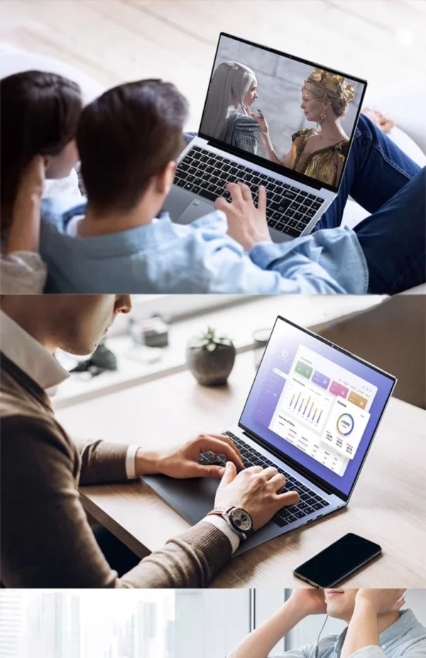 Ordinateur portable 16 pouces Intel Core I9-11900H 32 go DDR4 2 to SSD déverrouiller par empreinte digitale 8 cœurs 16 fils 4.9 GHz Wifi6 HD caméra ordinateur – Image 24