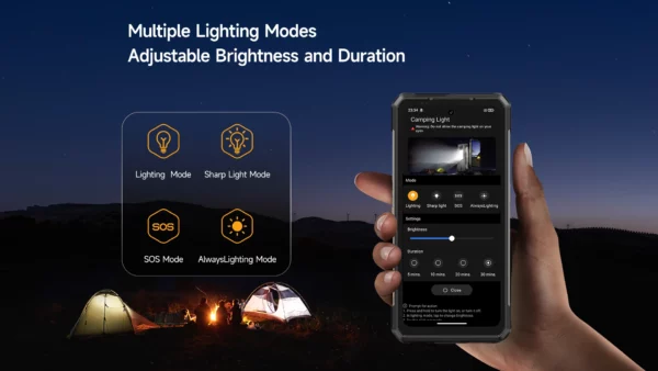 Ulefone Armor 34 Pro 5G AI 25500mAh téléphone robuste Smartphone Android 15 32GB + 512GB projecteur DLP intégré 6.95 "NFC téléphone portable – Image 28
