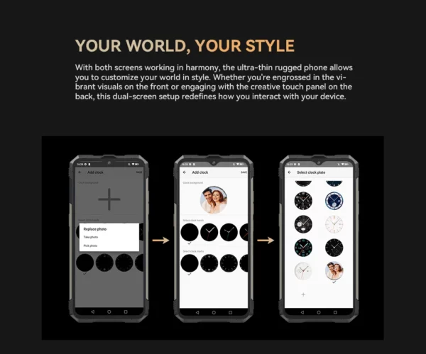 Cubot KINGKONG AX Humanity Smartphone robuste, Android 14, Helio G99, 24 Go de RAM, 12 + 12 Go, 256 Go, Dean, écran 120Hz, appareil photo 100MP, NDavid – Image 21