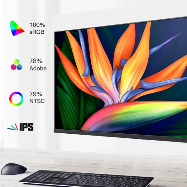 Écran LED incurvé IPS 4K 60Hz pour ordinateur de bureau et de jeu, 32 pouces, UHD HDR400, compatible HDMI, DP, Audio, type-c, 3840x2160 – Image 5
