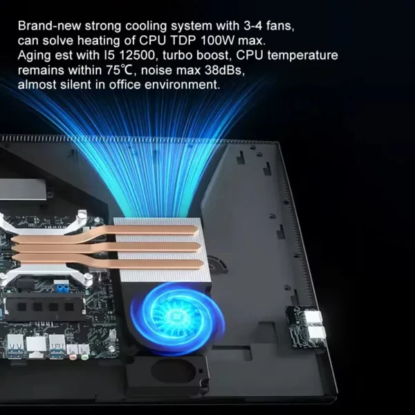 Usine nouveau Design tout en un Barebone PC tout en un ordinateur de bureau I7 16 Gb carte vidéo Pc ordinateurs monobloc de jeu – Image 4