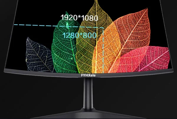 Écran incurvé d'ordinateur Gaming MVA FHD 24/27 P, 1080 pouces, 75Hz, 2800R HDMI/VGA DCR, protection des yeux, VESA 100x100, réponse 2ms – Image 20