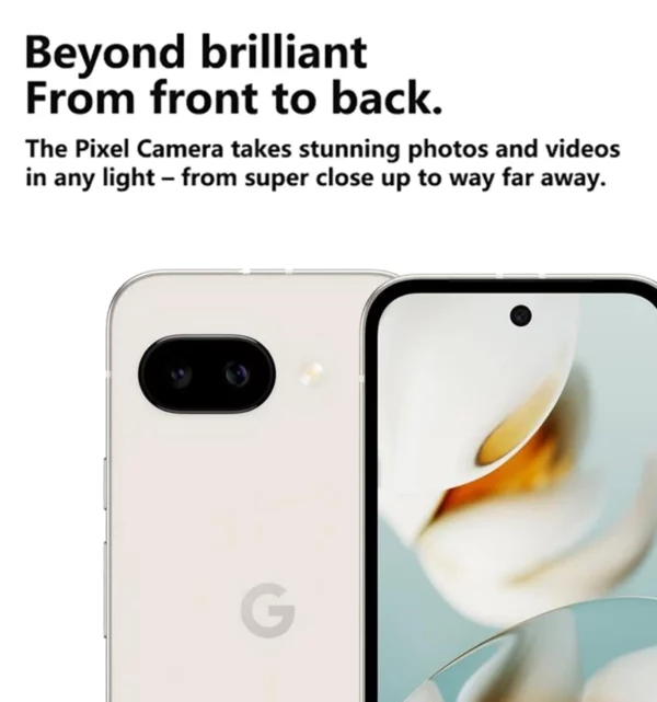 Tout nouveau Google Pixel 9a 6.3 "1080x2424 pOLED 120Hz 5100mAh filaire Google Tensor G4 Titan M2 8G RAM 128/256G Smartphone – Image 4