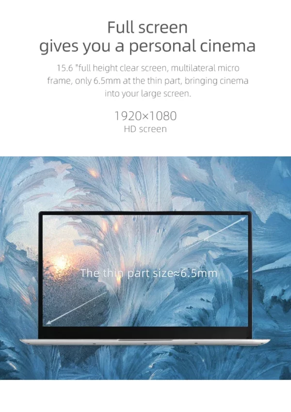 2025 ordinateur Portable 15.6 pouces écran IPS 16GB RAM Intel Celeron 11th N5095 Netbook Windows 10 11 Pro bureau ordinateur Portable – Image 28