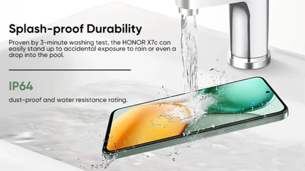 Nouveau HONOR X7c 4G Version mondiale 6.77 "120Hz écran LCD Smartphone 108MP double caméra 6000mAh grande batterie résistance aux chutes IP64 – Image 17