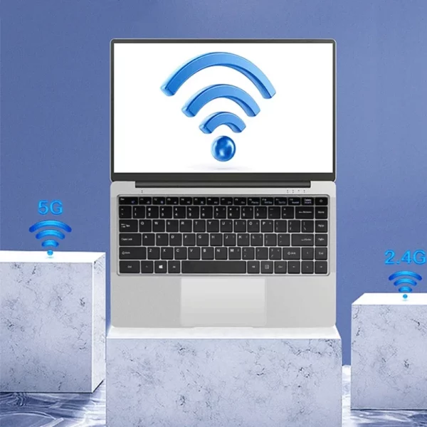 Ordinateur portable de travail de bureau commercial Celeron N4000 Windows 11 Pro de 14 pouces - 8 Go de RAM MAX 1 To SSD - WiFi 2,4 G et 5,0 Go, Bluetooth – Image 2