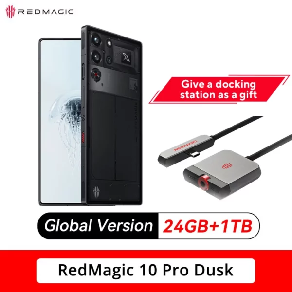 Smartphone de jeu Version mondiale RedMagic 10 Pro 5G 6.853 "Snapdragon 8 Elite 7050mAh 80W Charge 50MP NFC – Image 9