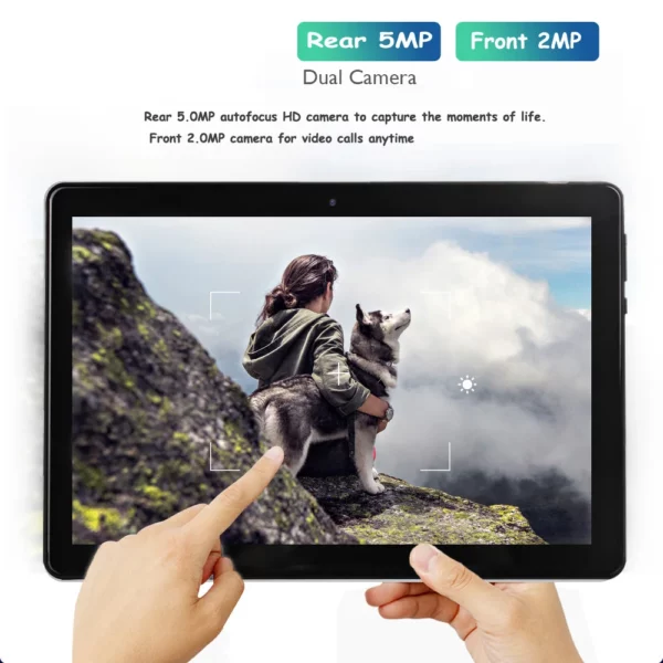 Nouveau 10.1 pouces tablette 4G WiFi double SIM 4GB 64GB tablette Android 10.1 pouces 2MP + 5.0MP Version mondiale tablette PC – Image 15