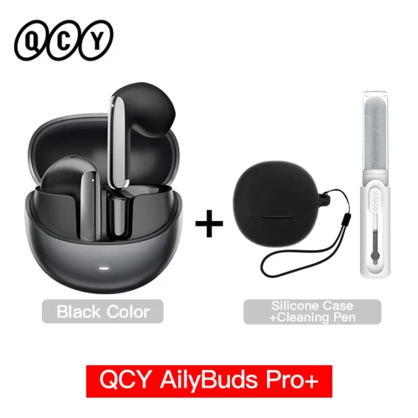 QCY-Écouteurs sans fil AilyBuds Pro+ ANC, HT10, Hi-Res Audio, AC Sat, Bluetooth 5.3, 6 micros, AI, HD, appel, connexion multipoint – Image 22