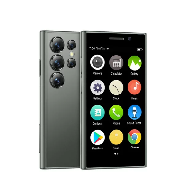 SERVO-Mini Smartphone de Poche S24, 2 Go, 16 Go, 4G, Netcom, Système Natif Android, MT6737, WIFI Hotspot, Petite Paume, Smart Morning, Nouvelle Mise à Jour – Image 7