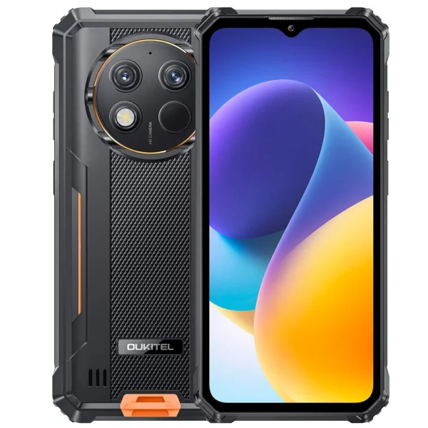 Oukitel-Smartphone G1 robuste, Android 6.52, en effet, 10600mAh, 24 Go + 256 Go, téléphone portable robuste, Android14, appareil photo 48MP HD + – Image 9